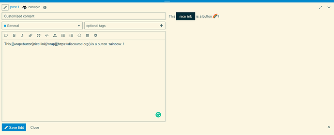 Solarized Light button